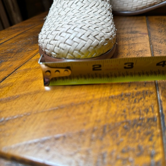 Frye Womens Carson Woven Boot Size 10 Ankle Booties Leather Western Off White - Picture 14 of 16